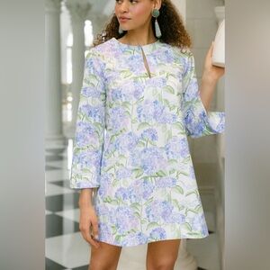 NWT XS Blue Hydrangea Artemis Dress by Hill house.